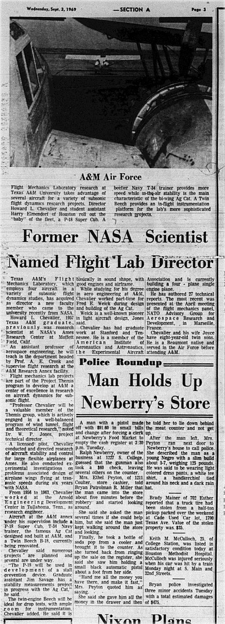 The Eagle Archives: September 3, 1969